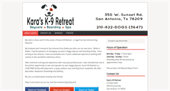Desktop Screenshot of karask9retreat.com